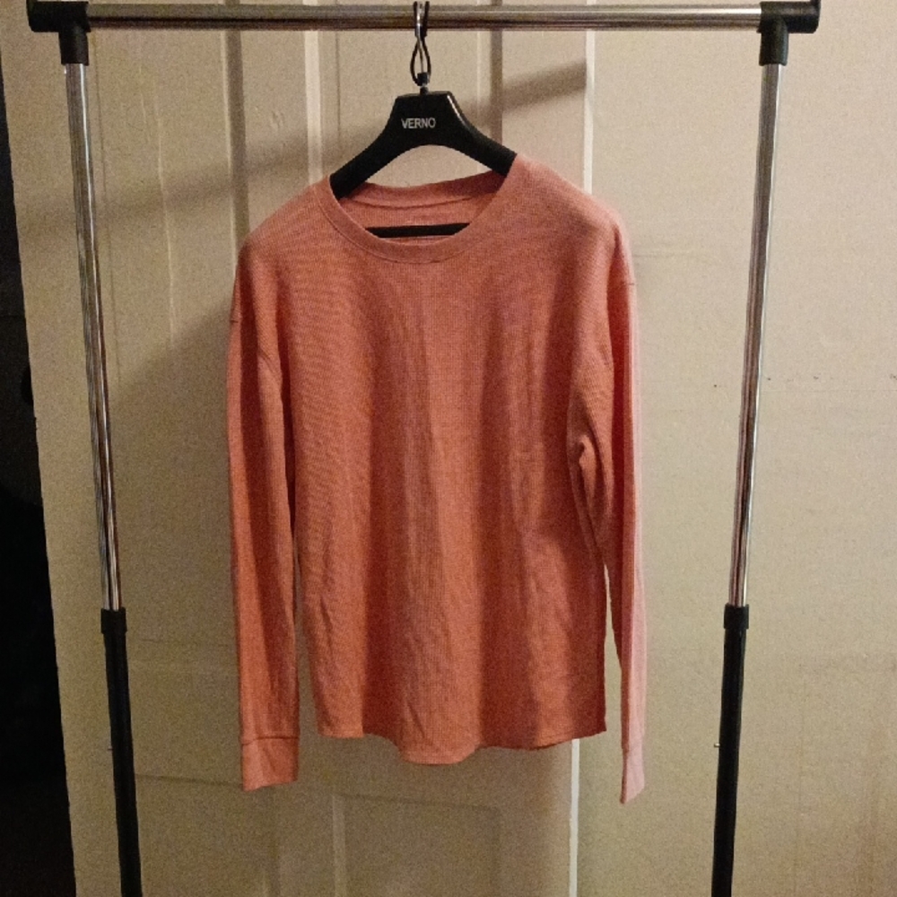 Time and Tru Peach Long Sleeve Tee